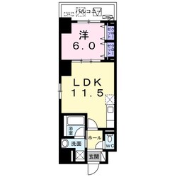 江の木町マンションの物件間取画像